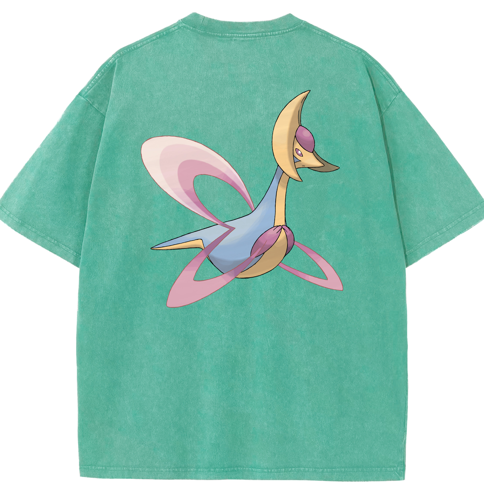 （画像用） ポケットモンスター Pokémon 綿100% ヴィンテージ風 半袖Tシャツ（背面プリント）